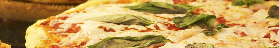 Eating Italian Pizza at Flippin' Pizza - Reston restaurant in Reston, VA.